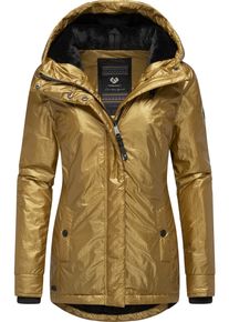 Ragwear Damen Winterjacke "Monadde Bling", gold, casual, Gr. XXL, Obermaterial: 100% Nylon, Innenfutter: 100% Polyester, Wattierung: 100% Polyester,