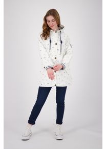 DEPROC Active Damen Regenjacke "Friesennerz WIZZARD PEAK WOMEN UMBR", weiß, casual, Gr. 52, Obermaterial: 100% Polyurethan; Futter: 100% Polyester,