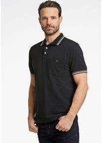 Bison Herren Poloshirt "Bison Poloshirt", schwarz, Gr. XXL, Oberstoff: 50% Baumwolle, 50% Polyester, Shirts