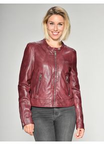 Maze Damen Lederjacke "Grenada", rot, Gr. XL, Obermaterial: 100% Lammleder / Futter: 100% Polyester, Jacken