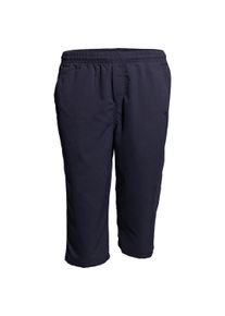 Damen Stoffhose, blau, sportlich, Gr. XXL, Ahorn Sportswear, unifarben, 100% Polyester, Hosen, in 3/4-Länge