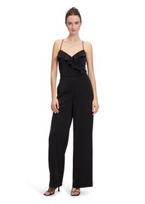Vera Mont Damen Overall "Vera Mont Jumpsuit mit Volant", schwarz, elegant, Gr. 36, Obermaterial: 100% Polyester., Overalls, Volant