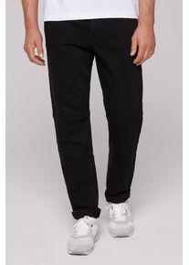 CAMP DAVID Herren Comfort-fit-Jeans, schwarz, casual, Gr. 34, unifarben, Material: 98% Baumwolle, 2% Elasthan, Zusatz: Enthält nichttextile Teile