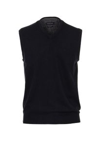 Casamoda Herren Pullunder "Casamoda Pullunder uni", blau, Gr. XL, 100% Baumwolle, Pullover