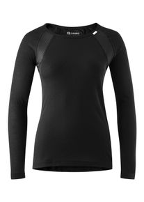Gonso Damen Funktionsshirt "Base Shirt Longsleeve Therm W", schwarz, Gr. 46, 100% Polyester, Shirts, Damen Unterhemd langarm, Radunterhemd