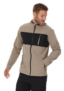 Endurance Herren Laufjacke "Tellent", beige, casual, Gr. XL, mehrfarbig, 88% Nylon, 12% Elasthan, Jacken, mit wasserabweisendem Reißverschluss