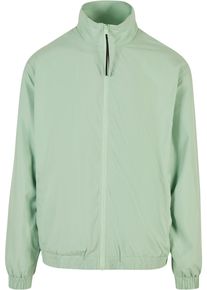 Urban Classics Herren Trainingsjacke "Urban Classics Herren Wide Track Jacket", grün, klassisch, Gr. S, unifarben, 100% Polyester, Jacken