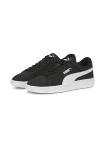 Puma Kinder Sneaker "Smash 3.0 Buck Sneakers Kinder", Gr. 37,5, schwarz-weiß, Obermaterial: Leder; Futter: Textil; Laufsohle: Gummi, Schuhe