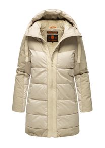 Navahoo Damen Steppjacke "Samtkätzchen", grau, modisch, Gr. M, Obermaterial 1: 100% Polyester; Obermaterial 2: 95% Polyester, 5% Elasthan; Futter: