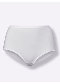 Damen Taillenslip, Gr. 36, weiß, 95% Baumwolle, 5% Elasthan, Unterhosen