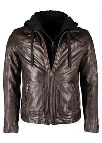 JCC Herren Lederjacke "40750", braun, Gr. 54, Oberstoff: 100% Lammnappa-Leder / Futter. 100% Baumwolle / Ärmelfutter: 100% Polyester, Jacken