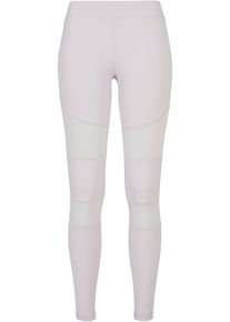 Urban Classics Damen Leggings "Urban Classics Damen Ladies Tech Mesh Leggings", lila, Gr. M, unifarben, 80% Polyamid, 20% Elasthan, Hosen