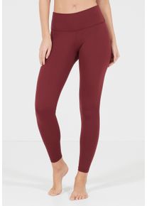 ENDURANCE ATHLECIA ATHLECIA Damen Trainingstights "FRANZ", rot, sportlich, Gr. 40, unifarben, 72% Nylon, 28% Elasthan, Hosen, mit leichter Kompression