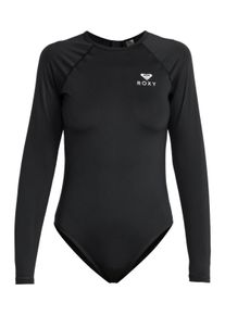 Roxy Damen Badeanzug "Essentials", grau, Gr. XL, Recycling-Polyester, Badeanzüge