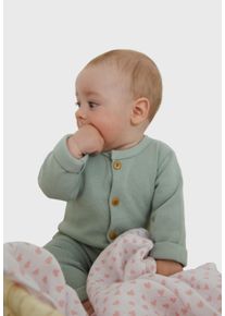 Liliput Kinder Overall, grün, casual, Gr. 56, 80% Baumwolle, 20% Polyester, Overalls, aus weichem, geripptem Material