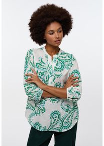 Eterna Damen Longbluse "REGULAR FIT", grün, modisch, Gr. 38, 100% cotton, Blusen