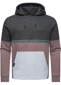 Ragwear Herren Hoodie "Blocky Hoody", schwarz, Basic, Gr. 4XL, Sweatware, Obermaterial: 70% Baumwolle, 30% Polyester, Sweatshirts, Sportlicher Herren
