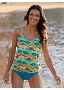 feel good Damen Tankini-Top, bunt, Gr. 48, Elasthan, Polyamid, Bikini-Oberteile