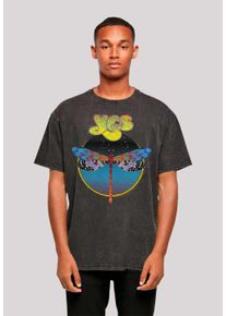 F4NT4STIC Herren T-Shirt "YES Dragonfly Tour V1", schwarz, casual, Gr. L, Obermaterial: 100% Baumwolle, Shirts, Premium Qualität