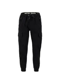 Jogginghose Alpha Industries "Alpha Industries Men - Pants Ripstop Jogger" Gr. 2 XL, Normalgrößen, schwarz Herren Hosen