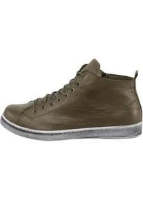 Sneaker Heine Gr. 38, grün (khaki) Damen Schuhe Schnürboots Sneakerboots