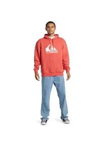 Kapuzensweatshirt Quiksilver "BIG LOGO HOODIE" Gr. M, rot (spiced coral) Herren Sweatshirts