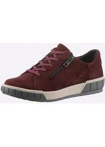 Schnürschuh Casual Looks Gr. 37, rot (bordeaux) Damen Schuhe