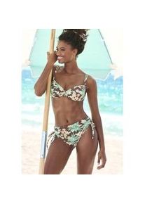 Bügel-Bikini s.Oliver Gr. 40, Cup C, braun (braun, mint) Damen Bikini-Sets