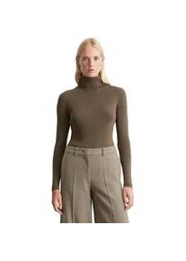 Marc O'Polo Rollkragenpullover MARC O'POLO "aus Organic Cotton" Gr. L, braun Damen Pullover