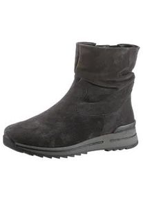 Schlupfboots Ara "OSAKA" Gr. 5,5 (38,5), grau Damen Schuhe Stiefelette, Keilabsatz, Casual-Boots in Komfortweite H = sehr weit