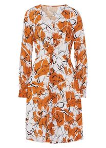 Uta Raasch - Kleid mit V-Ausschnitt, braun, Gr. 36 / S