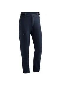 Funktionshose Maier Sports "Foidit M" Gr. 26, Kurzgrößen, blau (dunkelblau) Herren Hosen Outdoorhose, warme Winter Wanderhose, Regular Fit