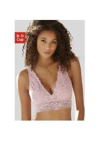 Soft-BH Nuance Gr. 75, Cup C, rosa (altrosa) Damen BHs in langer Form, ohne Bügel, sexy Dessous