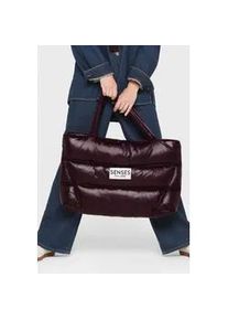 Henkeltasche SENSES.THE LABLE Gr. B/H/T: 65cm x 37cm x 10cm, lila (deep plum) Damen Taschen