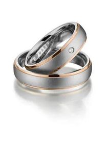 Trauring MARRYA "Titan Ringe Trauringe Eheringe Partnerringe" Fingerringe Gr. 48, Titan, rosegold (damen ring, silber, rosé gold) Damen