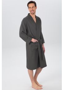 my home Unisex-Bademantel »Vanessa«, (1 St.), Taschen, Damen & Herren, Waffelpiqué, leichte Qualität, S-3XL