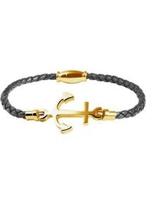 Edelstahlarmband ADELIA ́S "Damen Armband Anker aus Edelstahl 18 cm" Armbänder Gr. 18, Edelstahl, goldfarben (gold) Damen