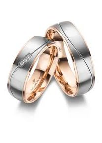 Trauring MARRYA "Titan Ringe Trauringe Eheringe Partnerringe" Fingerringe Gr. 62, Titan, rosegold (damen ring, silber, rosé) Damen