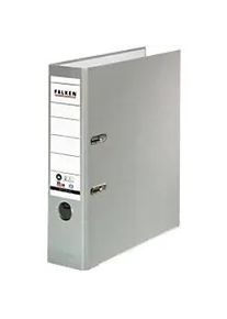 Falken Ordner Breit DIN A4 80 mm Grau 2 Ringe 11285228 Kunststoff Matt
