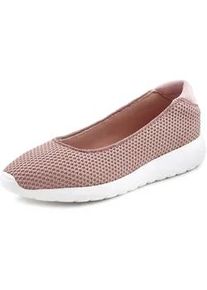 Ballerina Lascana Gr. 36, rosa Damen Schuhe Freizeitschuh, Slipper, Halbschuh, Sneaker Slip-In, leichte Mesh-Optik