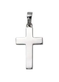 Kreuz-Anhänger Jobo "Anhänger Kreuz" Schmuckanhänger Gr. Silber 925 (Sterlingsilber), silberfarben (silber 925) Damen 925 Silber