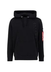 Hoodie Alpha Industries "Alpha Industries Men - Hoodies EMB Hoodie" Gr. 3XL, schwarz Herren Sweatshirts