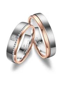 Trauring MARRYA "Titan Ringe Trauringe Eheringe Partnerringe" Fingerringe Gr. 58, Titan, rosegold (damen ring, silber, rosé) Damen