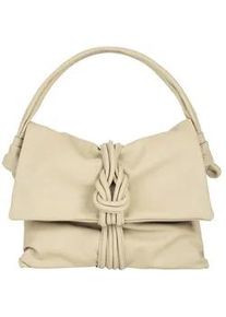 Henkeltasche Samantha Look Gr. B/H/T: 33cm x 26cm x 6cm onesize, beige Damen Taschen echt Leder, Made in Italy