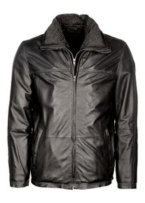 JCC Herren Lederjacke "MartinLN", schwarz, Gr. 56, Obermaterial: 100% Lammleder; Futter: 100% Polyester, Jacken