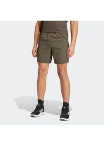 Herren Shorts "M BL SHO", grün, sportlich, Gr. L, adidas Performance, Obermaterial: 100% Polyester, Hosen