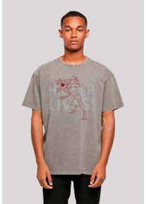 F4NT4STIC Herren T-Shirt "Stranger Things Hoppers Live Netflix TV Series", grau, casual, Gr. XXL, Obermaterial: 100% Baumwolle, Shirts, Premium