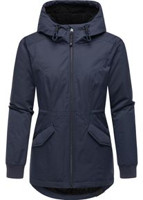 Ragwear Damen Winterjacke "Dowey Warm Rain", blau, Basic, Gr. M, Obermaterial: 100% Polyester, Innenfutter: 100% Polyester, Wattierung: 100%