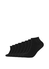 s.Oliver Damen Kurzsocken "Kurzsocken 8er Pack", Gr. 35, schwarz, 55% Baumwolle 43% Polyester 2% Elasthan, uni, Socken
