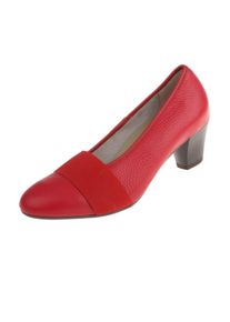 Natural Feet Damen Pumps "Janine", Gr. 38, rot, Leder, feminin, Schuhe, aus echtem Hirschleder